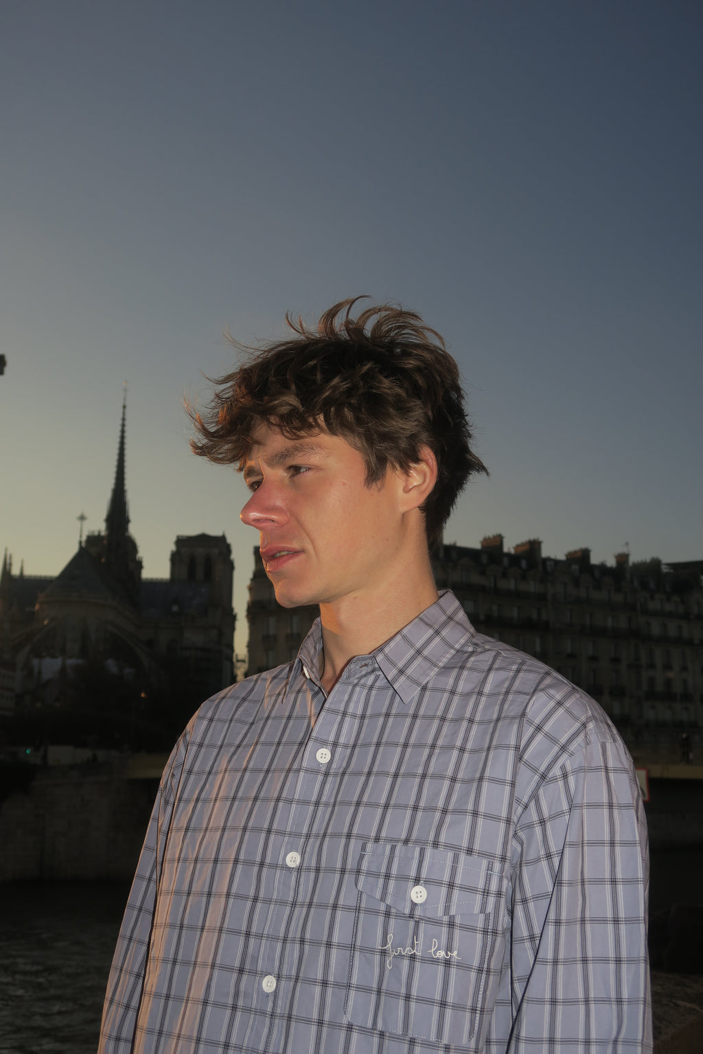 Chemise 'first love' à carreaux
