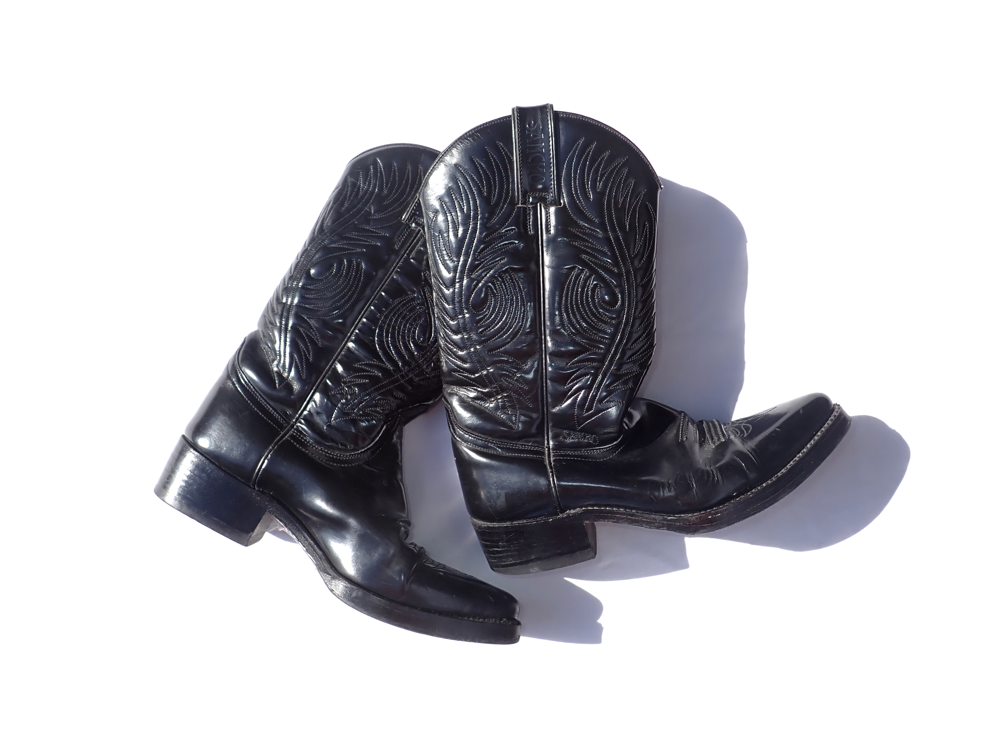 Santiags Noires Sancho