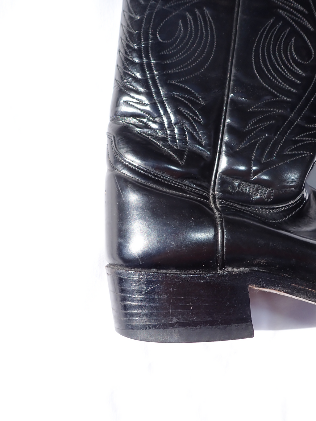 Santiags Noires Sancho