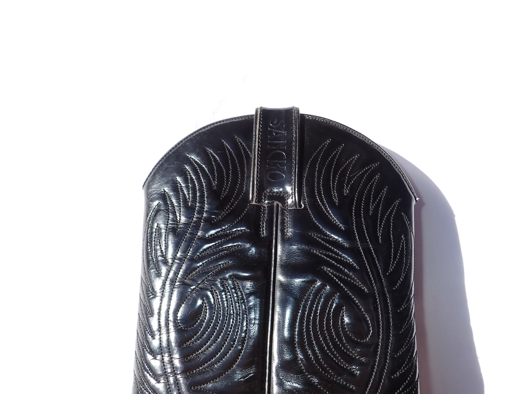 Santiags Noires Sancho