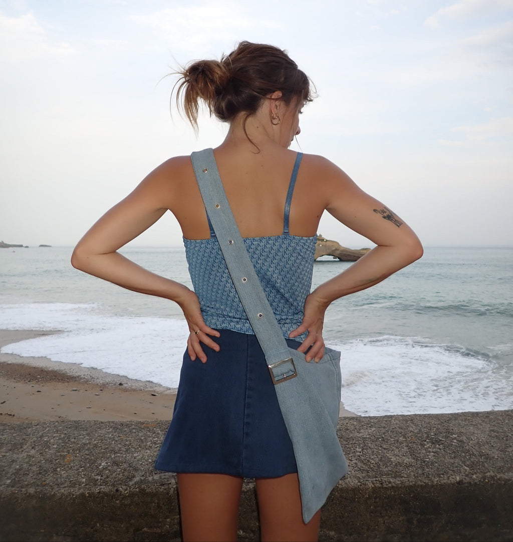 June denim bag